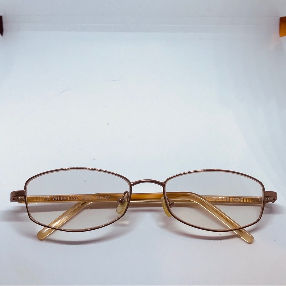 EUC Valentino Bronze Gold ONDY Frames 130